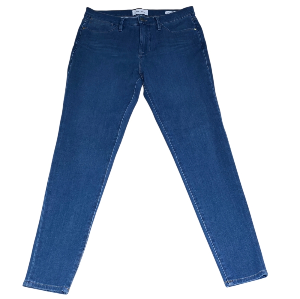 FRAME Le High Skinny Jeans Women’s Size 29 Blue High Rise Stretch Denim